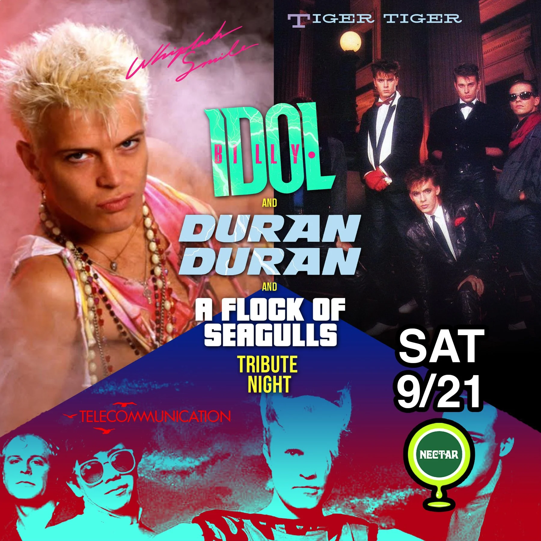 Billy Idol, Duran Duran, A Flock of Seagulls Tribute Night